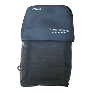 Mead Five Star Stand ‘N Store Pencil Marker Calculator Pen Zipper Pouch Case